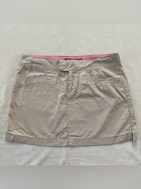 Y2K SO Khaki Cargo Mini Skirt Size 5